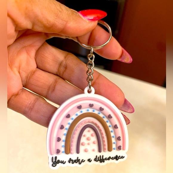 “You Make A Difference” Bag Chatm/Keychain, EUC - Picture 1 of 2